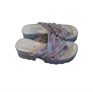 Vintage MIA Women's Strappy Brown Sandals Womens Size 6.5